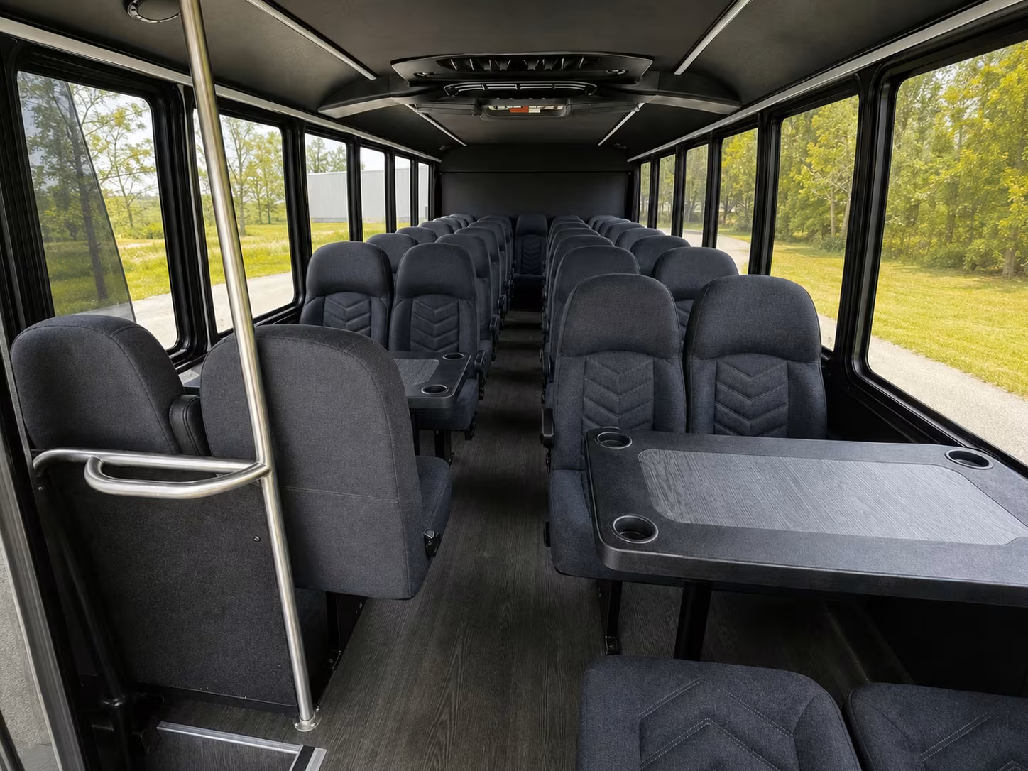 15 passenger minibus inside