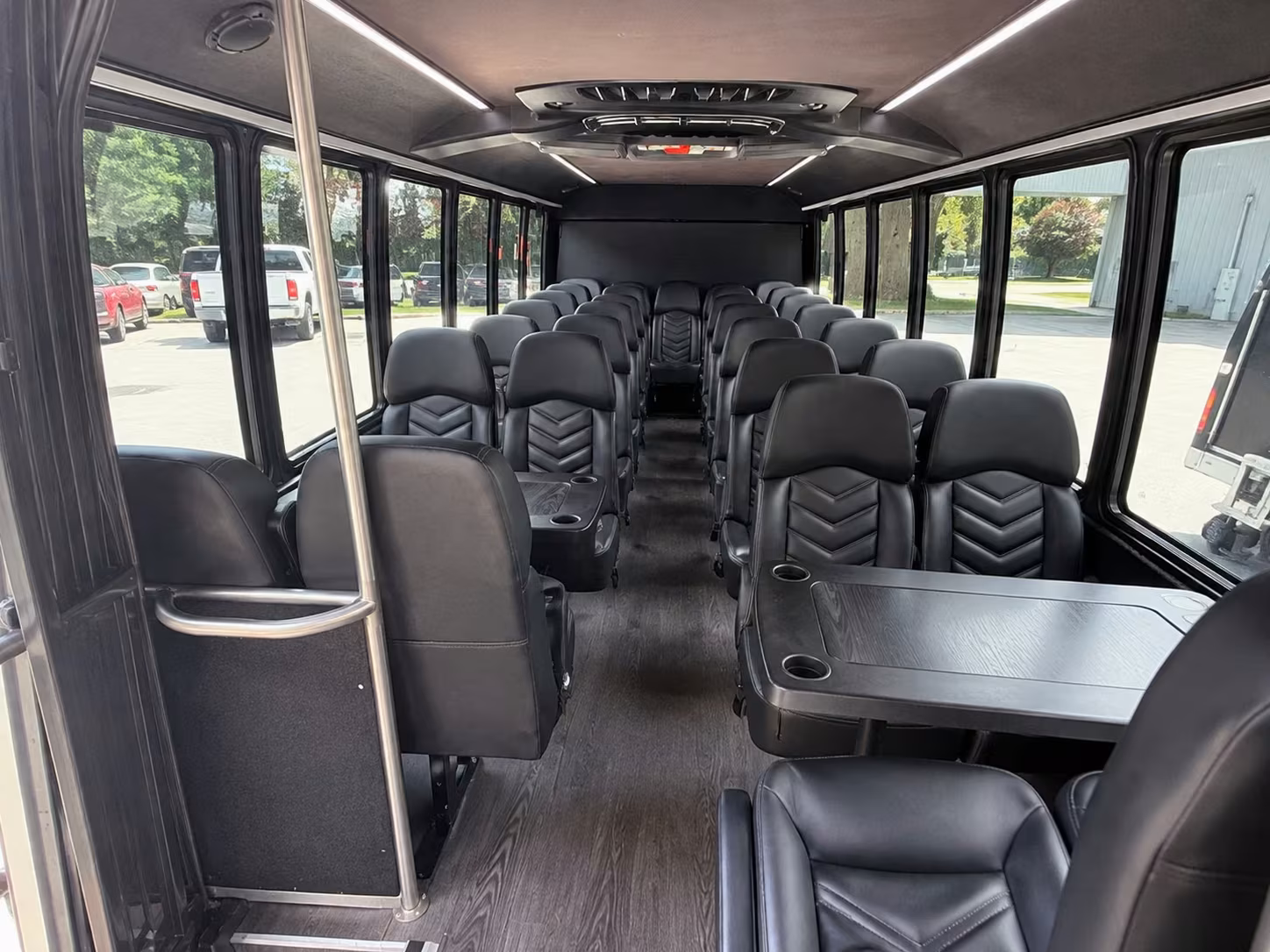 18 passenger minibus interior