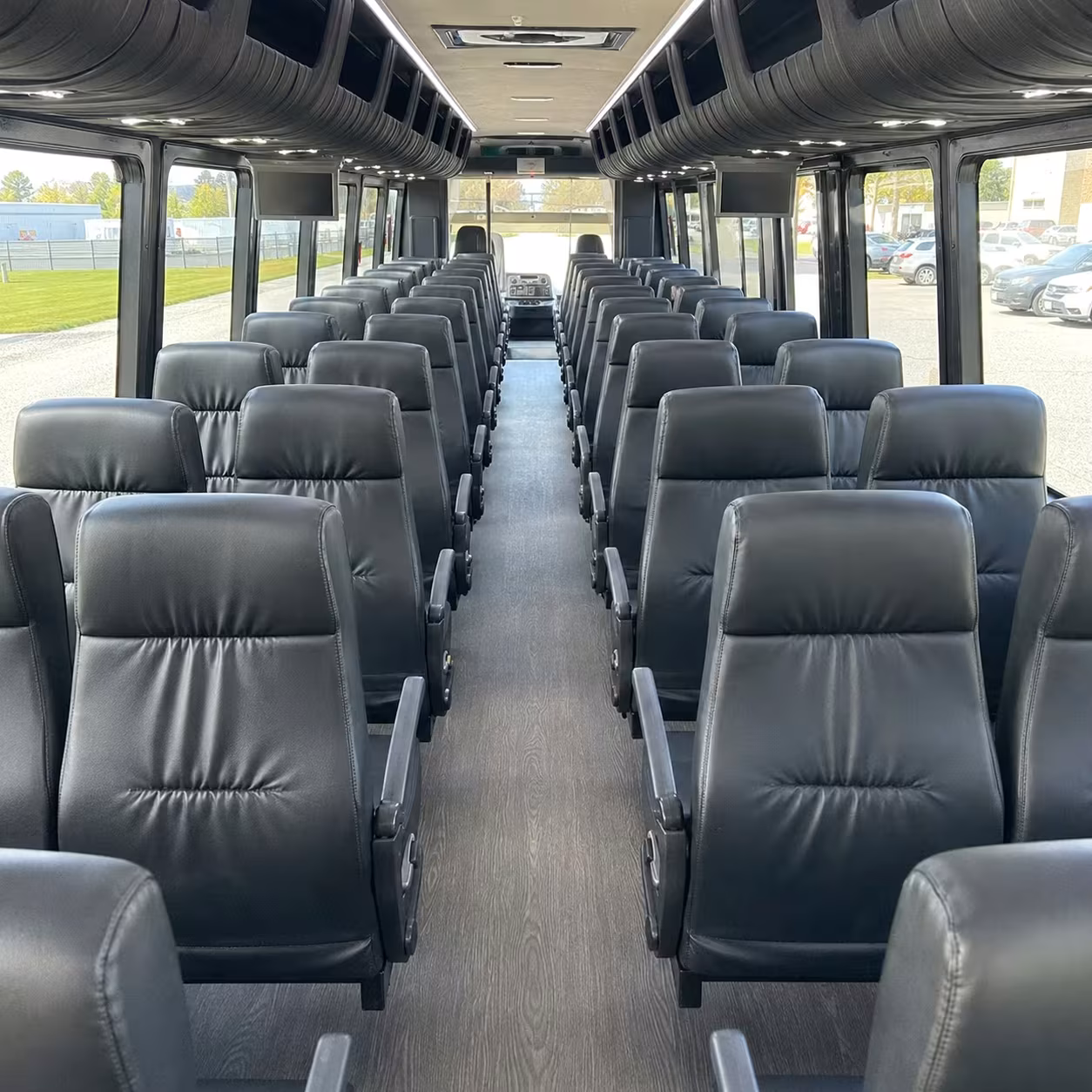 30 passenger minibus inside