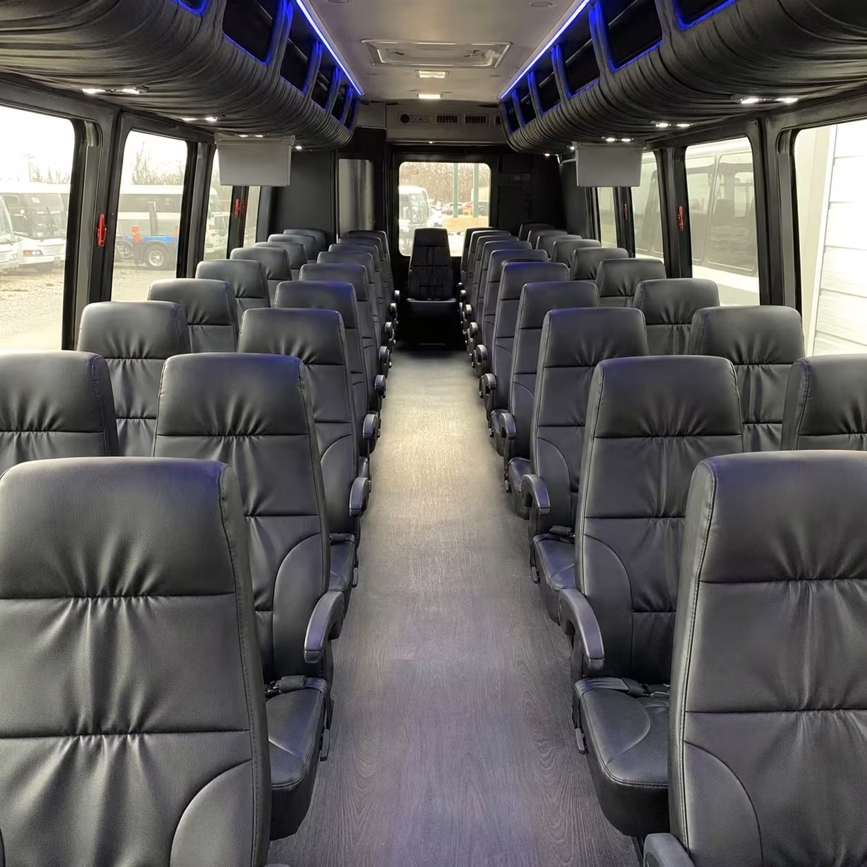 30 passenger minibus interior