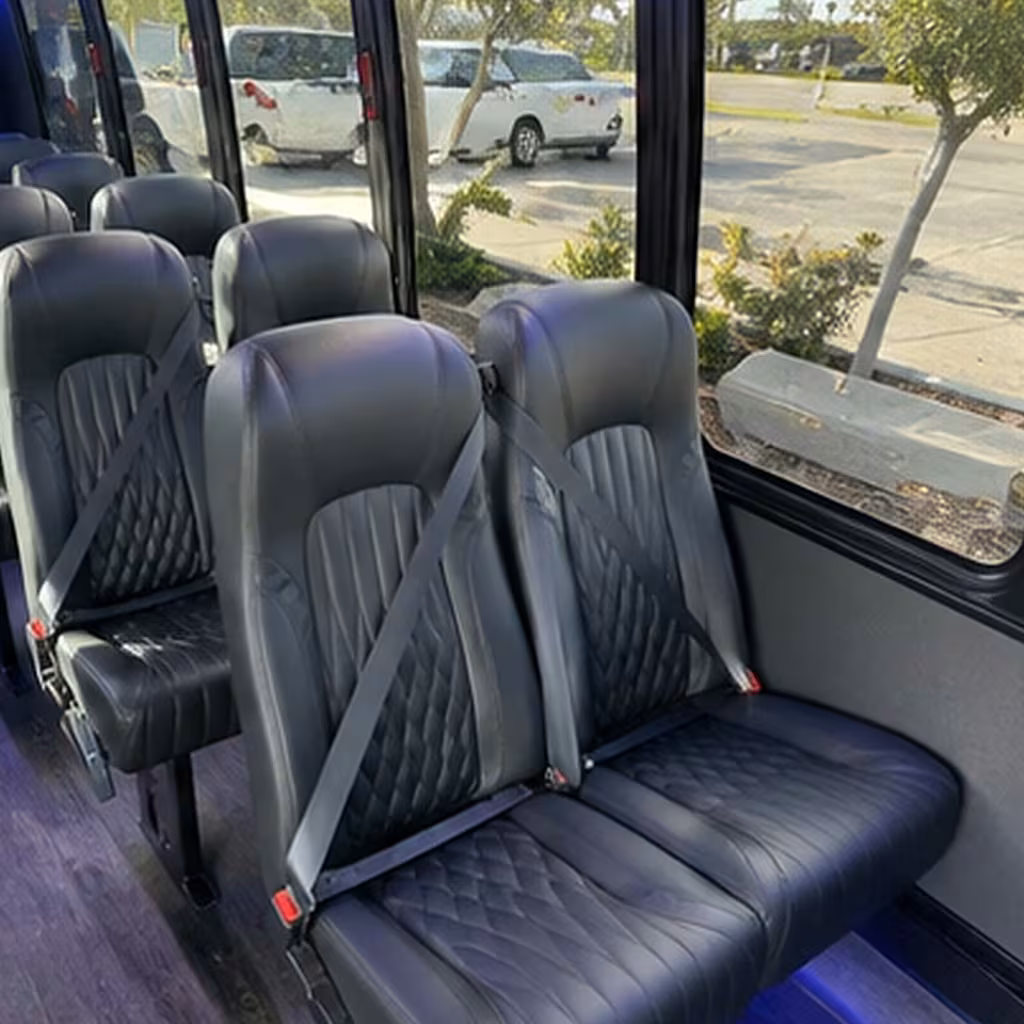 35 passenger minibus interior