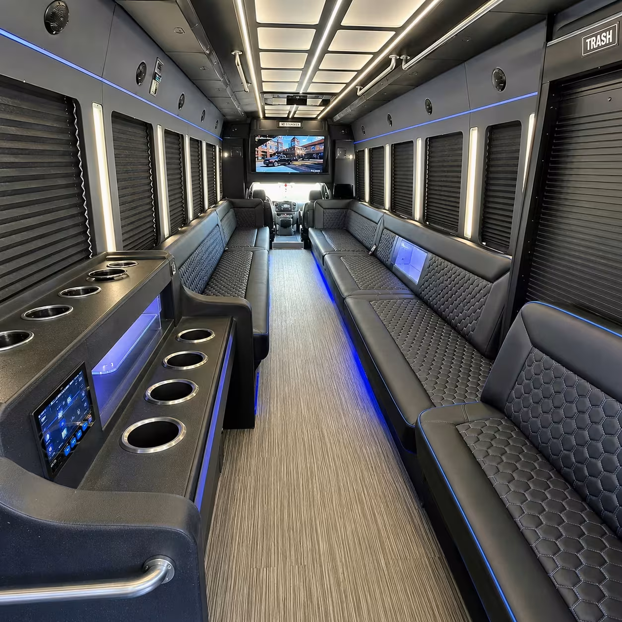 party bus interior