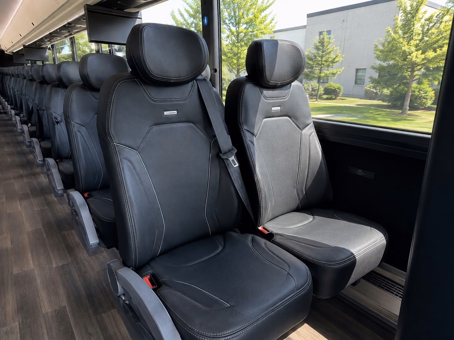rialto charter bus rental inside