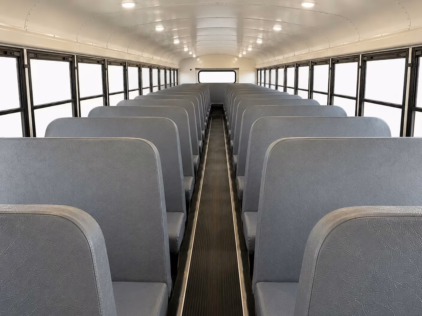 school bus interior