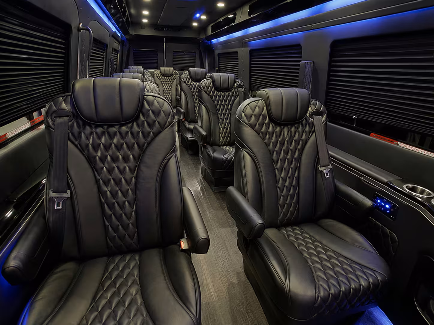 sprinter van with driver interior